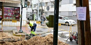 Un momento de las obras durante la primera fase / FOTO: Eulogio García