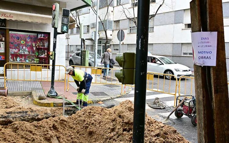 Un momento de las obras durante la primera fase / FOTO: Eulogio García