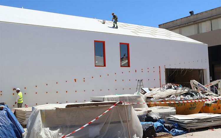 Avanza la obra del nuevo centro cultural / FOTO: Ayto.