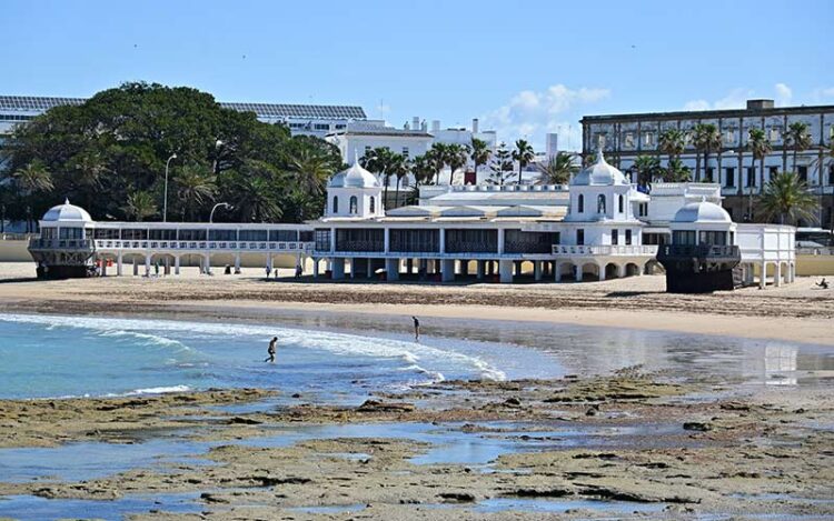 El emblemático Balneario en La Caleta / FOTO: Eulogio García