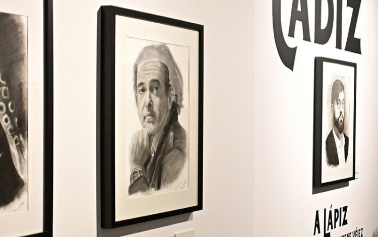 Retrato de Juan Carlos en una pasada exposición en la Casa del Carnaval / FOTO: Eulogio García