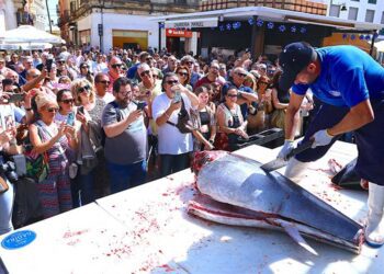 Un ronqueo de atún, entre las actividades de la Capitalidad Gastronómica / FOTO: Ayto.
