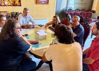 Reunión con el comité de empresa / FOTO: Ayto.