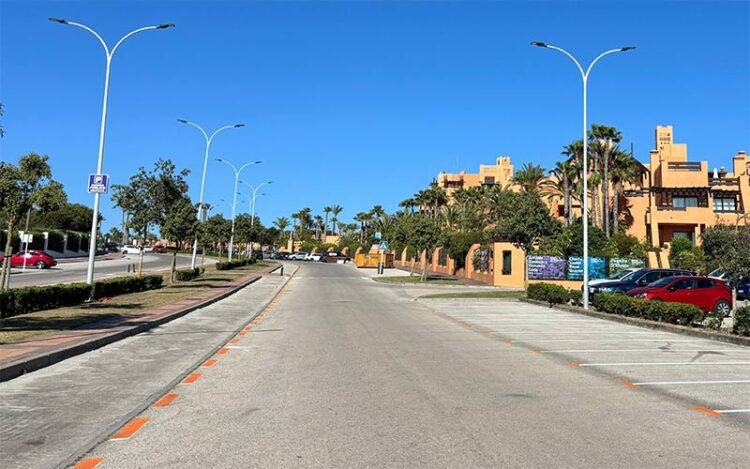 Un tramo de la zona naranja en el litoral / FOTO: Ayto.