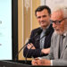 Maeztu compareciendo junto al alcalde tras la reunión / FOTO: Eulogio García