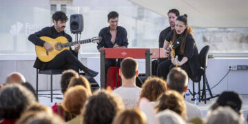 Un momento del recital de La Tremendita / FOTO: Fundación Unicaja