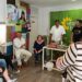Un momento de la merienda-cumpleaños / FOTO: Verdes Equo