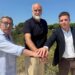 Aragón y Vidal junto a José Alberto Cruz / FOTO: 100x100