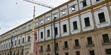Obras de consolidación en marcha / FOTO: Eulogio García