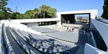 Detalle del teatro del parque casi listo / FOTO: Eulogio García
