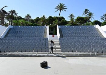 El nuevo teatro de verano ya casi listo / FOTO: Eulogio García