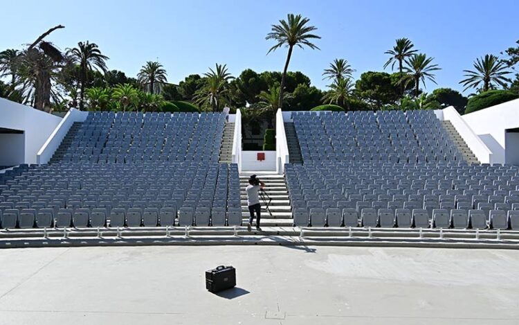 El nuevo teatro de verano ya casi listo / FOTO: Eulogio García