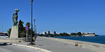 Detalle del paseo Almirante Pascual Pery / FOTO: Eulogio García