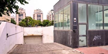 Acceso al parking hasta ahora inutilizado / FOTO: Eulogio García