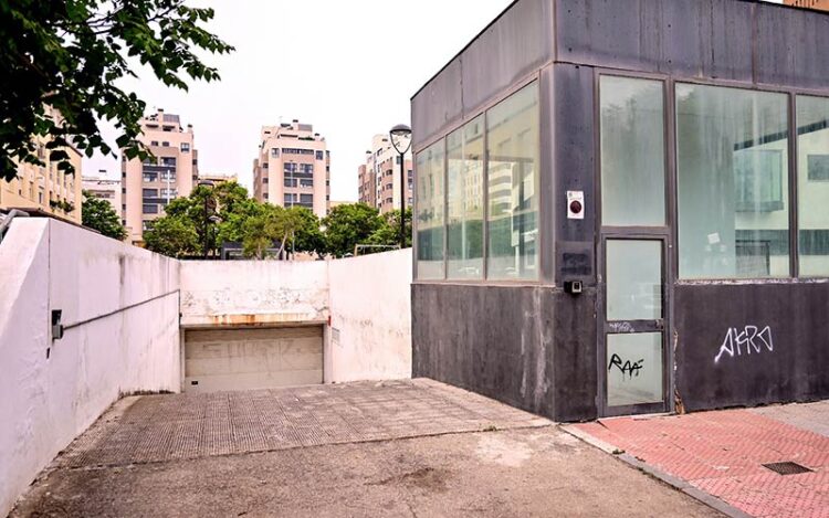 Acceso al parking hasta ahora inutilizado / FOTO: Eulogio García