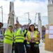 La comitiva del alcalde supervisando la obra / FOTO: Eulogio García