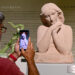 El busto cedido por el Museo Reina Sofía / FOTO: Eulogio García