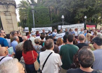 Un momento de la concentración memorialista / FOTO: Adelante Andalucía