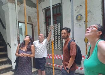 Fernández y De la Cruz han vuelto a visitar la finca / FOTO: AIG