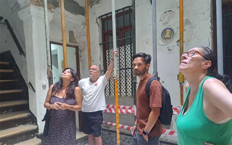 Fernández y De la Cruz han vuelto a visitar la finca / FOTO: AIG