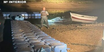 Un momento de la intervención de madrugada / FOTO: Guardia Civil