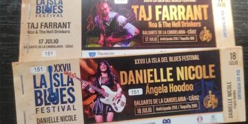 Entradas físicas del festival / FOTO: La Isla del Blues