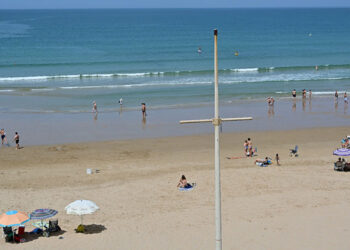Torreta sin altavoces en Santa María del Mar / FOTO: Eulogio García
