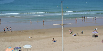 Torreta sin altavoces en Santa María del Mar / FOTO: Eulogio García