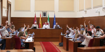 Un momento del pleno de julio / FOTO: Ayto.