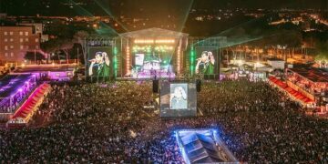 Vista de Las Banderas durante la actuación de Nicky Jam en 2025 / FOTO: Puro Latino Fest