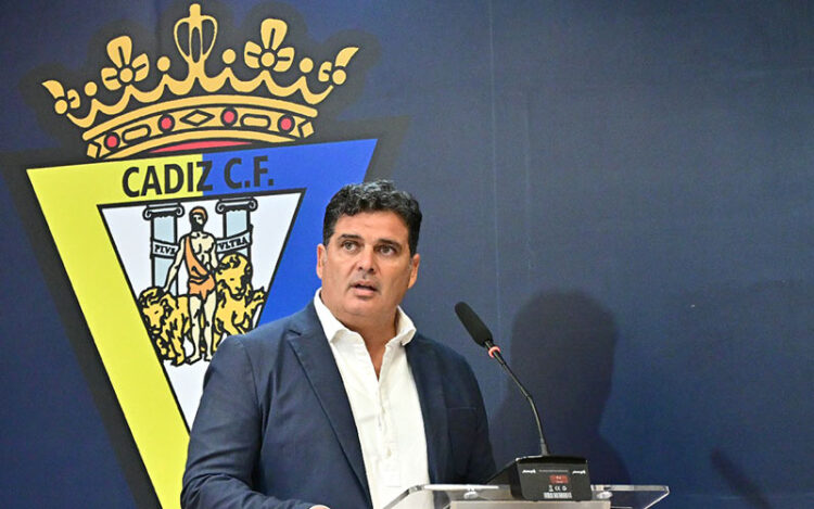 Contreras participando en un pasado acto del club / FOTO: Eulogio García