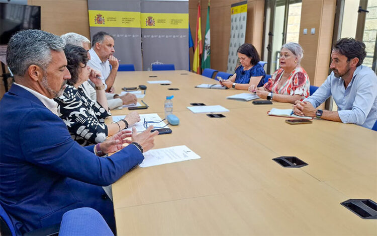 Un momento de la reunión / FOTO: Subdelegación