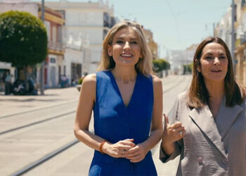 Golpe con Toñi Moreno en un programa autonómico / FOTO: Canal Sur