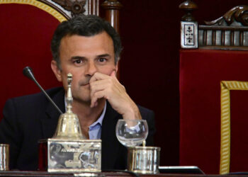 El alcalde presidiendo el reciente Debate del Estado de la Ciudad / FOTO: Eulogio García