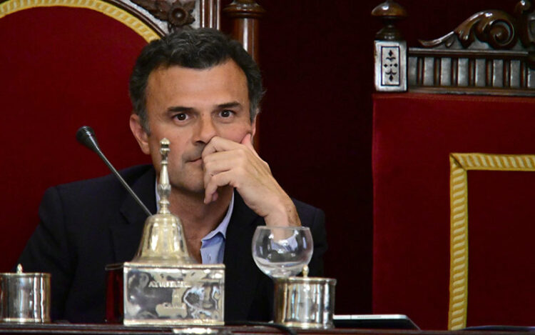 El alcalde presidiendo el reciente Debate del Estado de la Ciudad / FOTO: Eulogio García