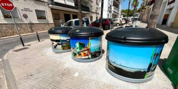 Uno de los puntos del casco antiguo con contenedores soterrados / FOTO: Ayto.