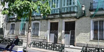 Las dos fincas de Mina a la espera de las obras / FOTO: Eulogio García