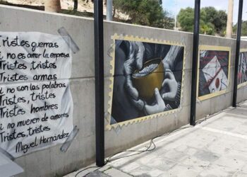 Mural por la memoria histórica inaugurado en 2024 en San José del Valle / FOTO: Ayto.