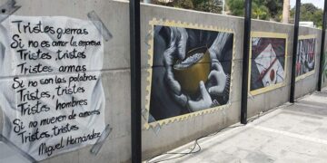 Mural por la memoria histórica inaugurado en 2024 en San José del Valle / FOTO: Ayto.