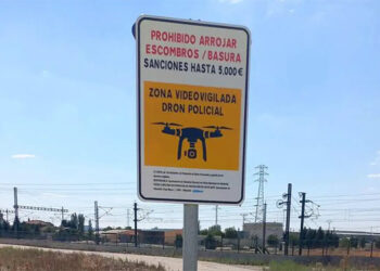 Una de las señales ya colocadas / FOTO: Ayto.