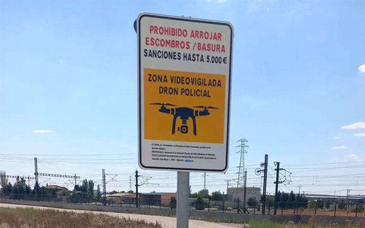 Una de las señales ya colocadas / FOTO: Ayto.