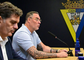 Presidente y vicepresidente atendiendo a la prensa / FOTO: Eulogio García
