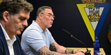 Presidente y vicepresidente atendiendo a la prensa / FOTO: Eulogio García