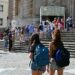 Cola de turistas en la Catedral / FOTO: Eulogio García