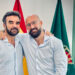 Posado amistoso de Alegre con Beardo / FOTO: Ayto.