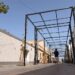 La renovada calle con su estructura para las parras / FOTO: Ayto.
