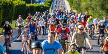 Estampa del Día de la Bicicleta de 2025 / FOTO: Ayto.