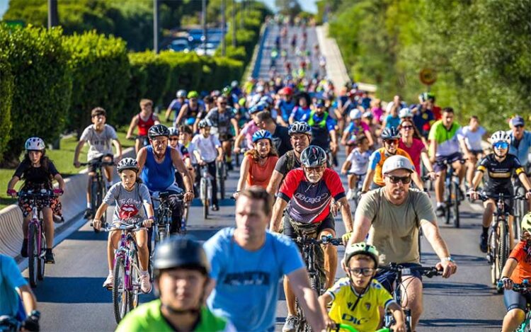 Estampa del Día de la Bicicleta de 2025 / FOTO: Ayto.