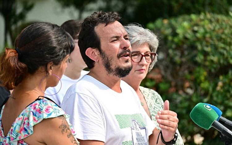 En un acto de partido allá por 2023 / FOTO: Eulogio García