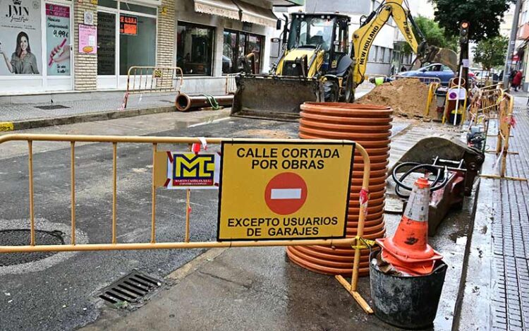 La ejecución de la obra en sus primeros meses / FOTO: Eulogio García